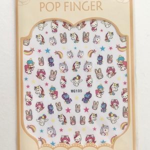 Sanrio Characters Nail Art Stickers
